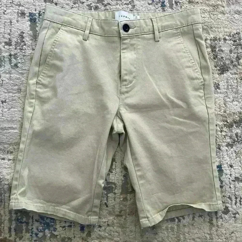 NWOT Topman Chino Shorts Light Beige men size  30